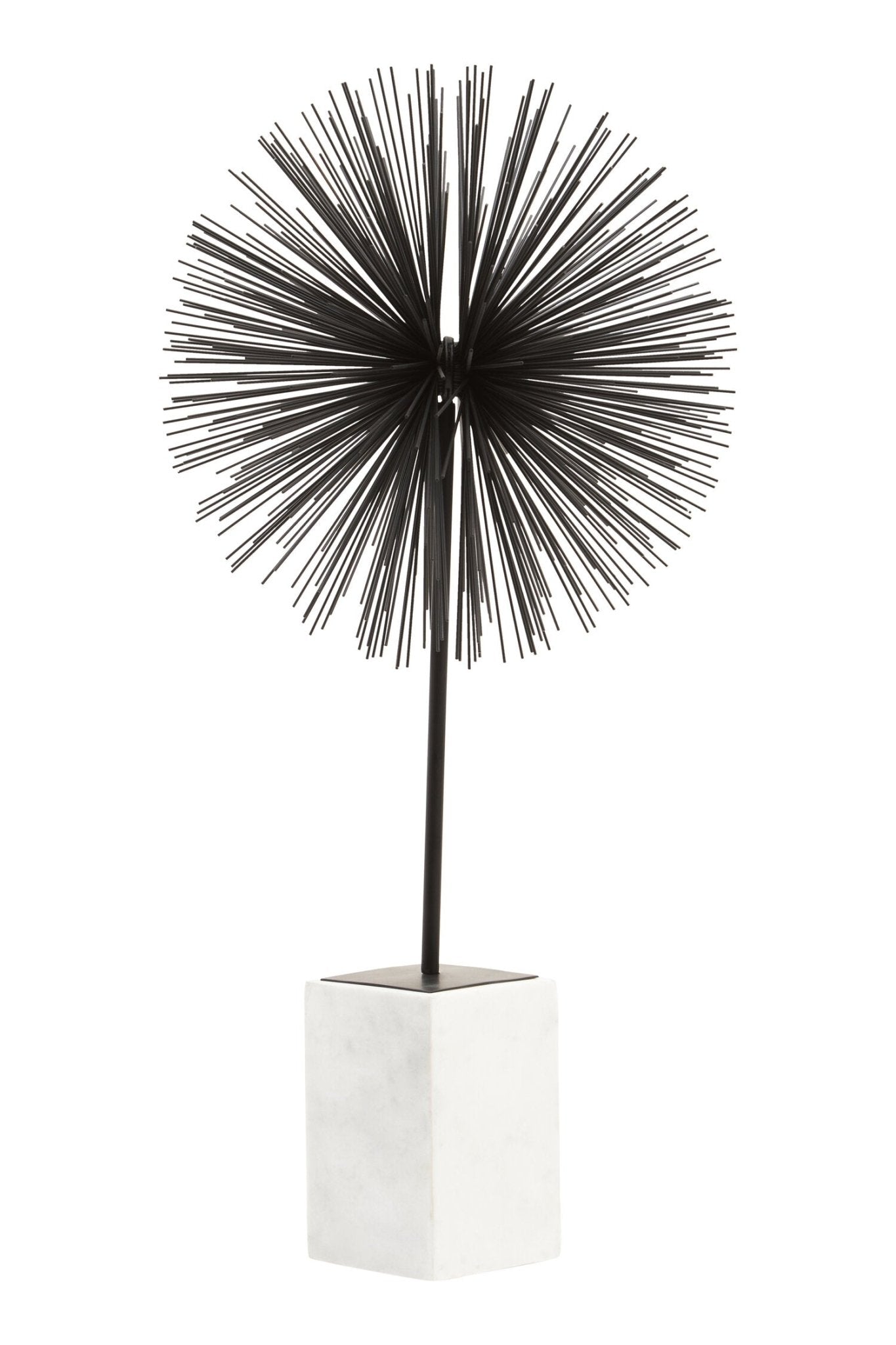 Mirano Black Finish Starburst Sculpture | Luxury Home Accessories | Heulog Glow