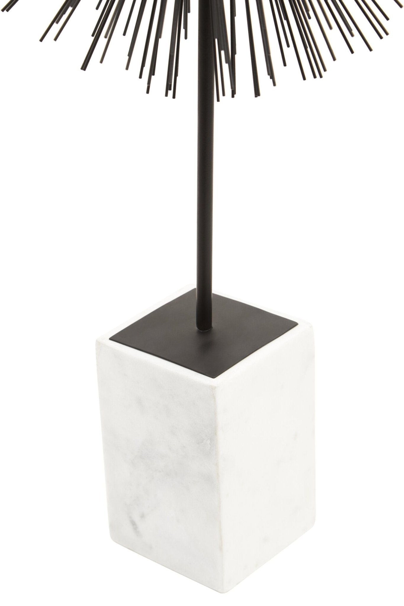 Mirano Black Finish Starburst Sculpture | Luxury Home Accessories | Heulog Glow