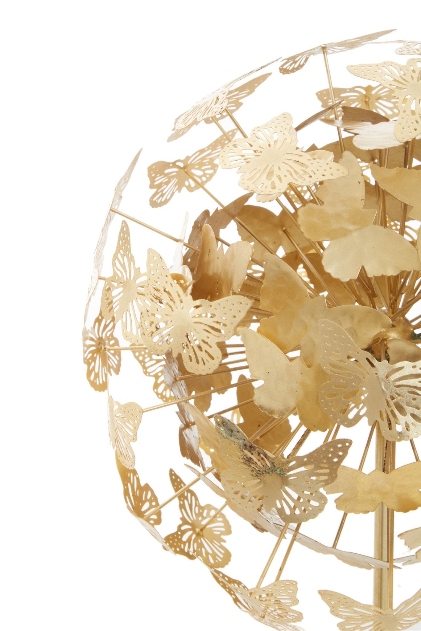 Mirano Gold Finish Butterfly Sculpture | Luxury Home Accessories | Heulog Glow