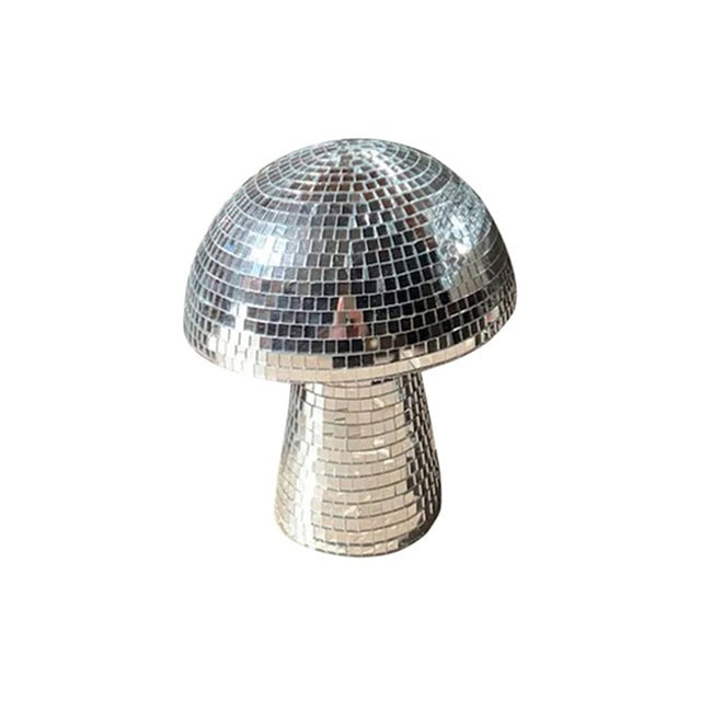 Mirror Glass Brick Mushroom Disco Ball Upholstery | Luxury Home Accessories | Heulog Glow
