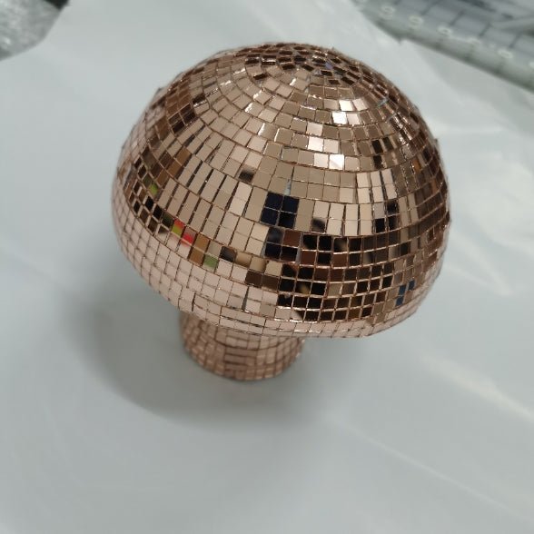 Mirror Glass Brick Mushroom Disco Ball Upholstery | Luxury Home Accessories | Heulog Glow