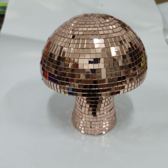 Mirror Glass Brick Mushroom Disco Ball Upholstery | Luxury Home Accessories | Heulog Glow