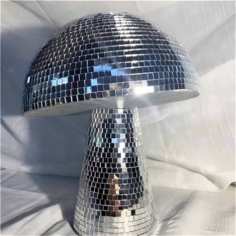 Mirror Glass Brick Mushroom Disco Ball Upholstery | Luxury Home Accessories | Heulog Glow