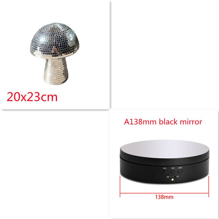 Mirror Glass Brick Mushroom Disco Ball Upholstery | Luxury Home Accessories | Heulog Glow