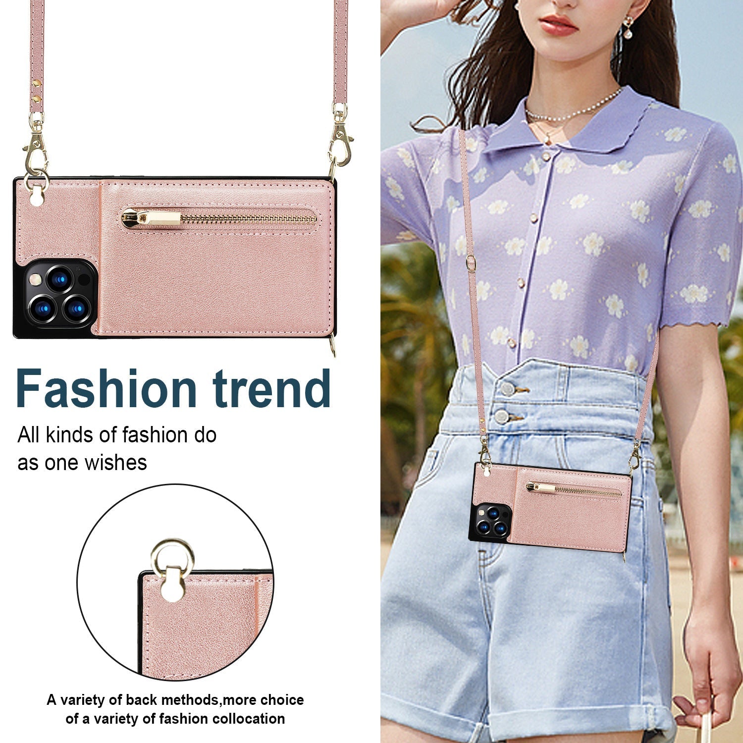 Mobile Phone Case Leather Messenger Protective Cover | Luxury Home Accessories | Heulog Glow