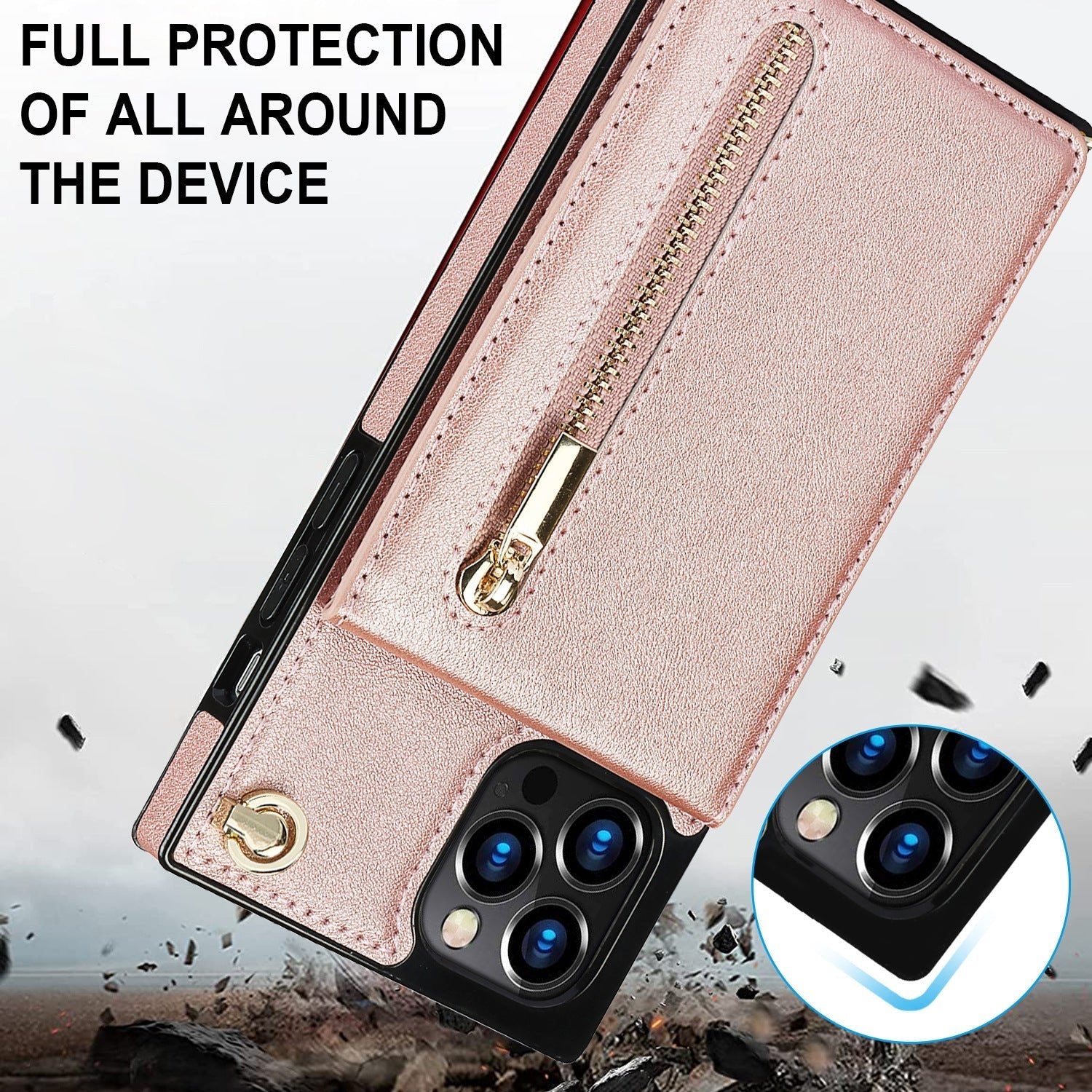 Mobile Phone Case Leather Messenger Protective Cover | Luxury Home Accessories | Heulog Glow