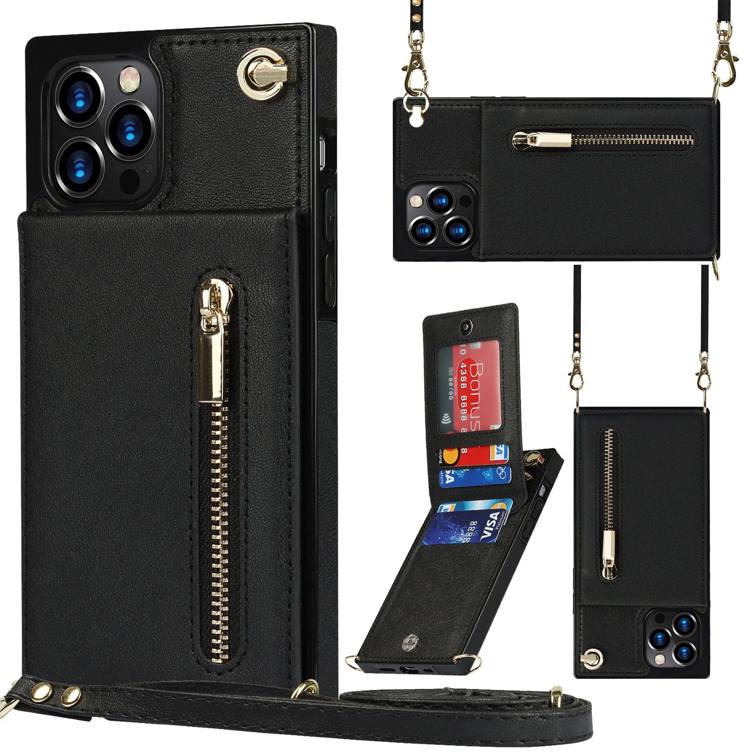 Mobile Phone Case Leather Messenger Protective Cover | Luxury Home Accessories | Heulog Glow