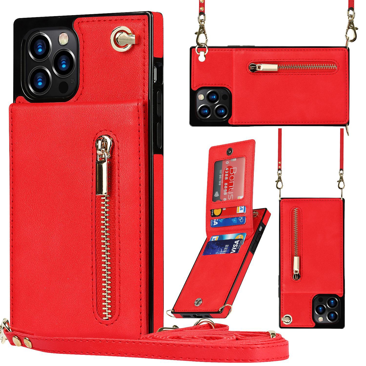 Mobile Phone Case Leather Messenger Protective Cover | Luxury Home Accessories | Heulog Glow