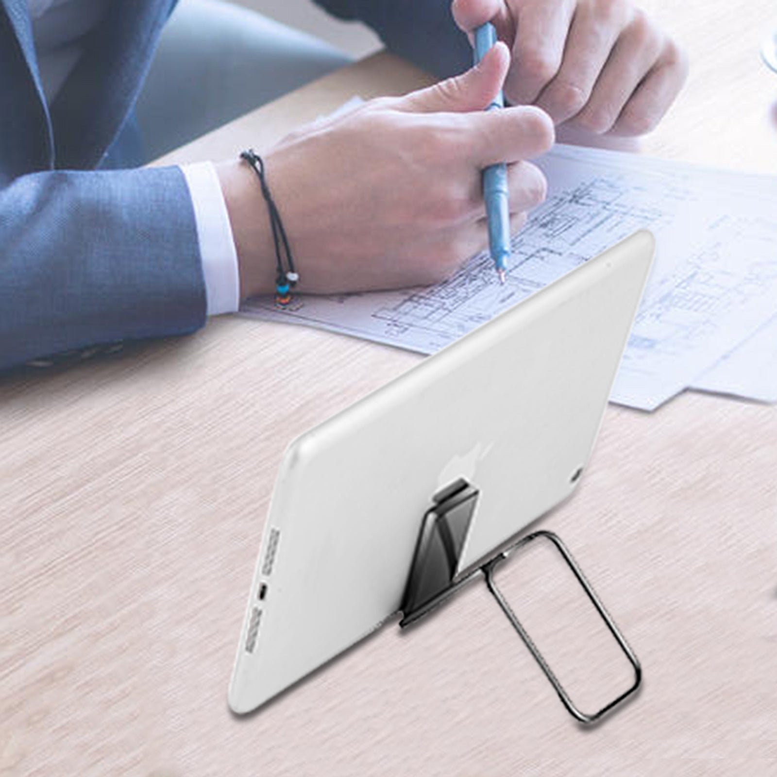 Mobile Phone Holder Folding Ring Buckle Desktop Tablet Retractable | Luxury Home Accessories | Heulog Glow