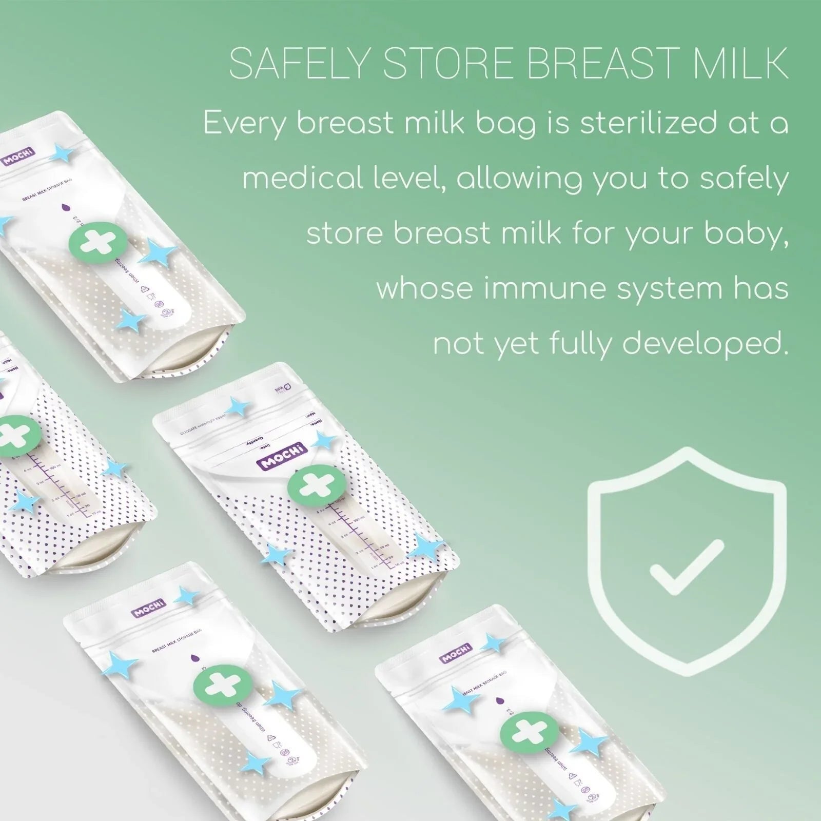Mochi Breastmilk Storage Bags 50 pcs | Luxury Home Accessories | Heulog Glow