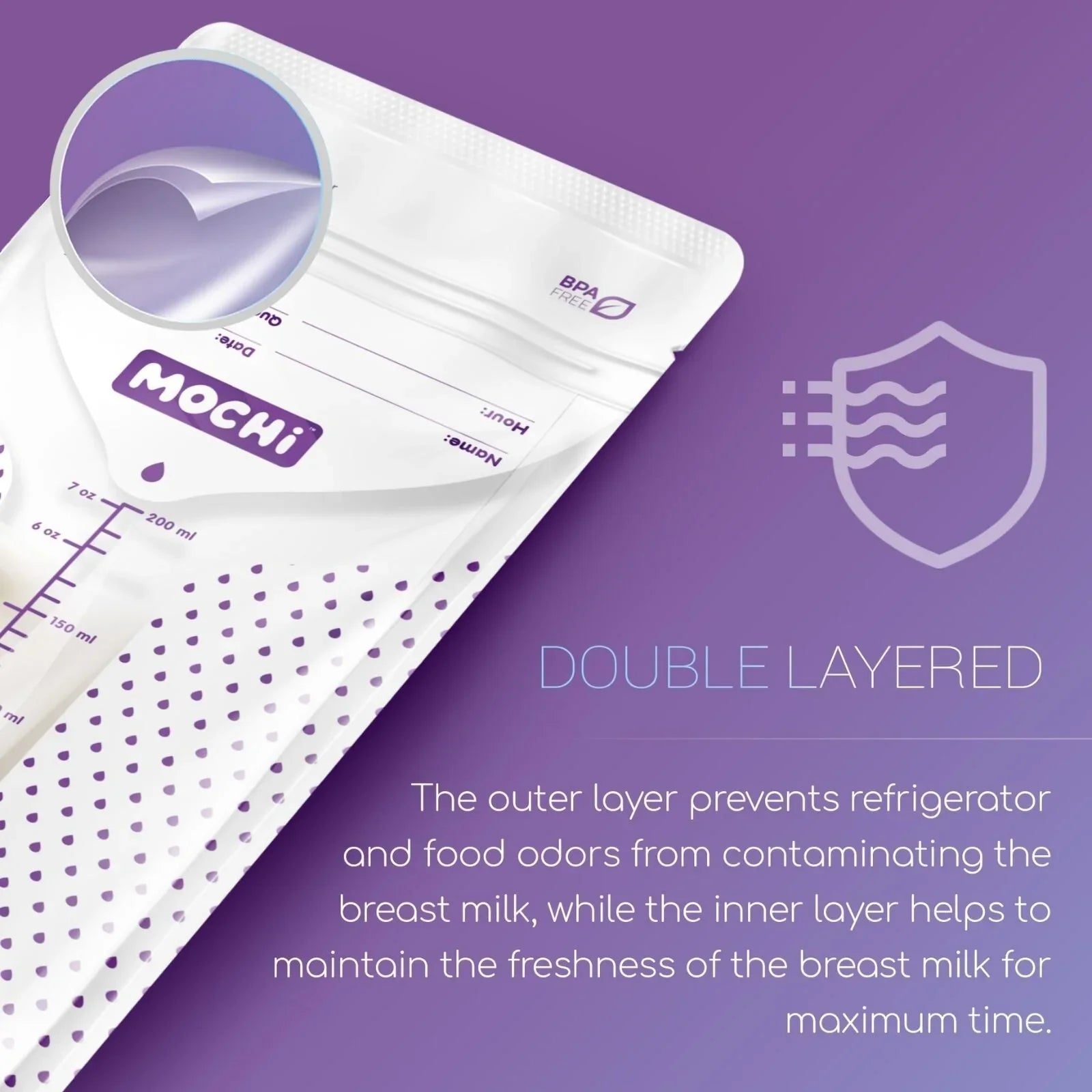 Mochi Breastmilk Storage Bags 50 pcs | Luxury Home Accessories | Heulog Glow