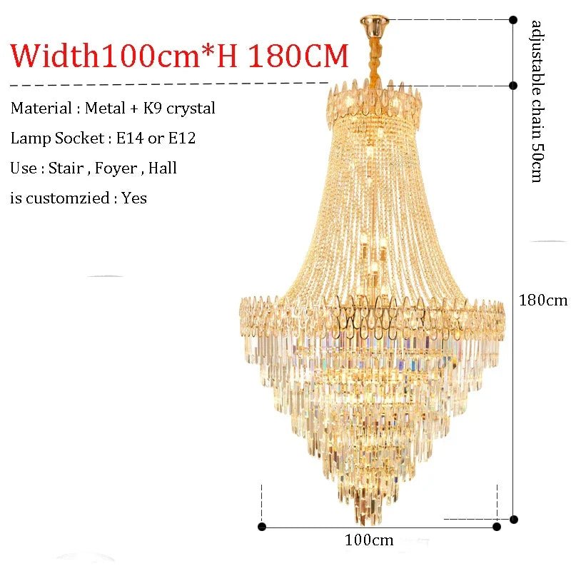 Modern Crystal Chandelier | Luxury Home Accessories | Heulog Glow