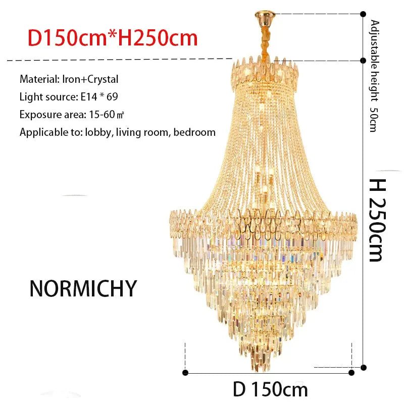Modern Crystal Chandelier | Luxury Home Accessories | Heulog Glow