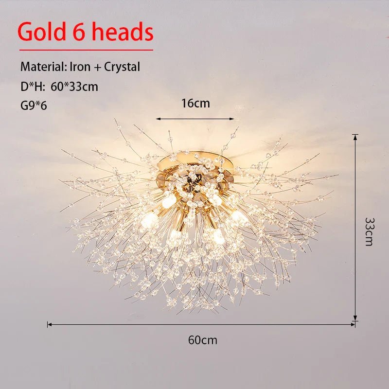 Modern Crystal Chandelier, Ceiling Light | Luxury Home Accessories | Heulog Glow