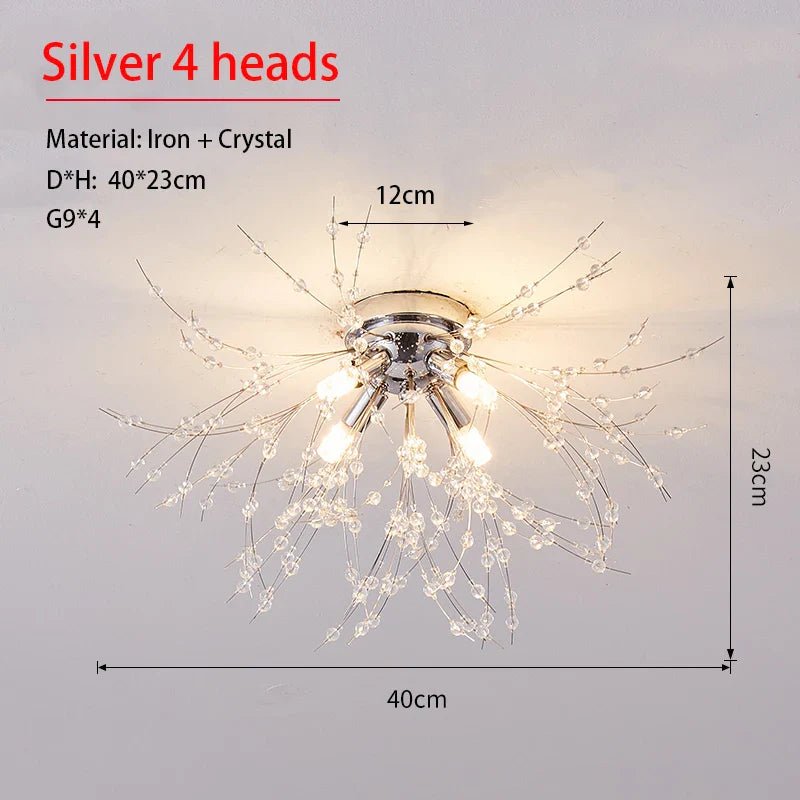 Modern Crystal Chandelier, Ceiling Light | Luxury Home Accessories | Heulog Glow