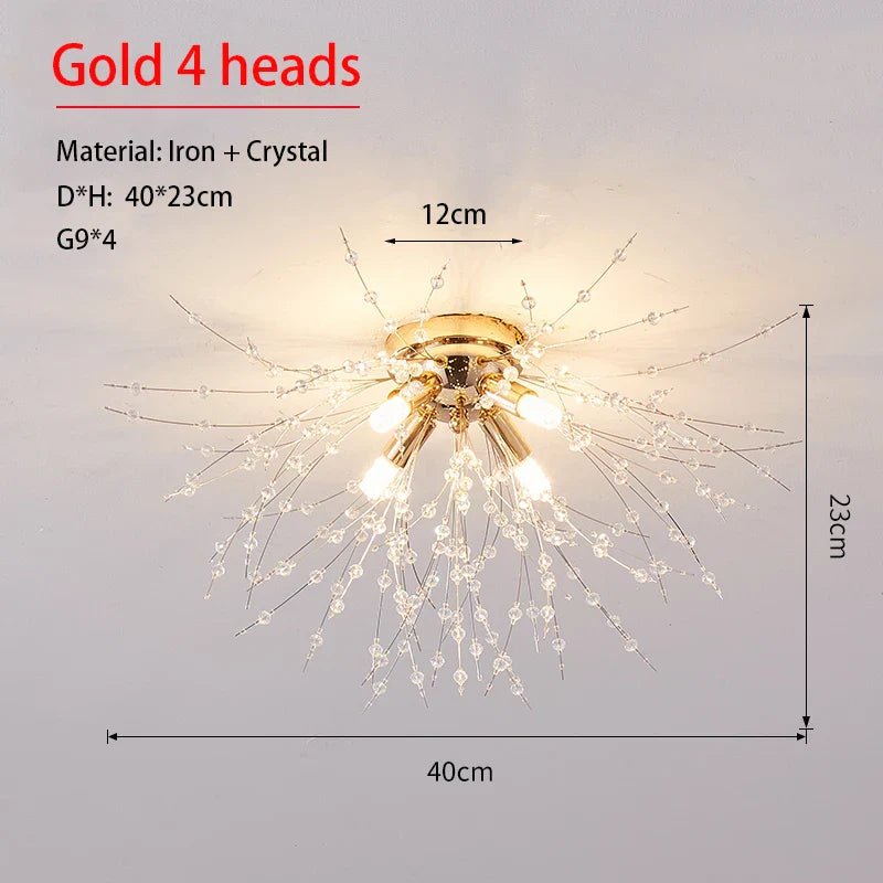 Modern Crystal Chandelier, Ceiling Light | Luxury Home Accessories | Heulog Glow
