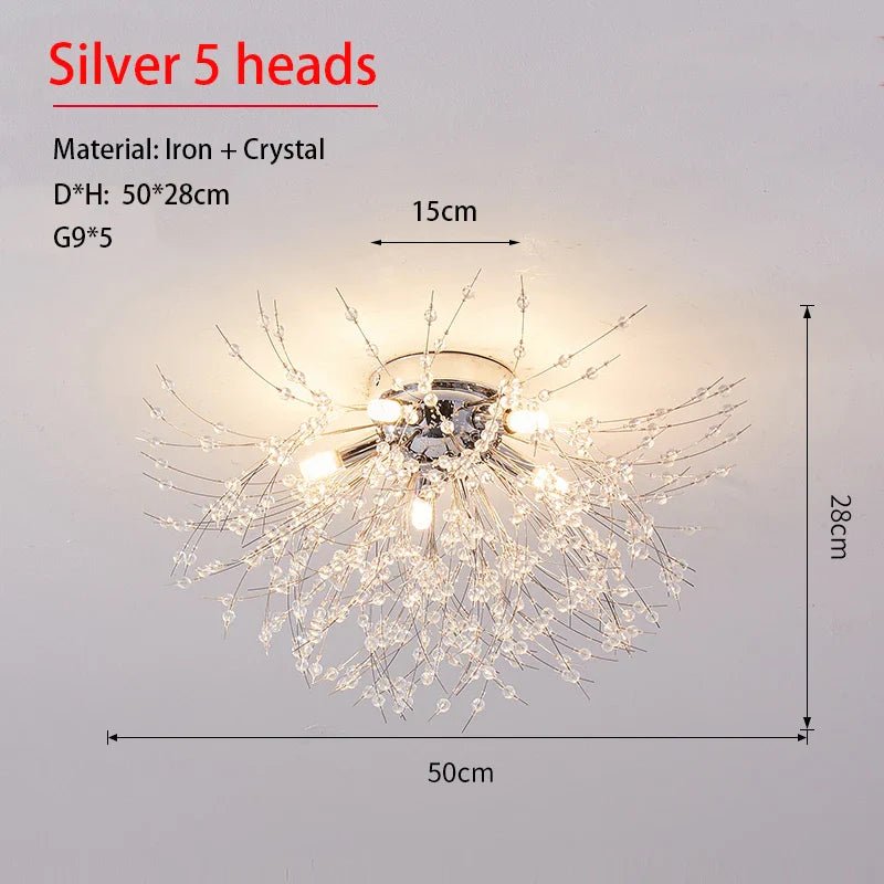Modern Crystal Chandelier, Ceiling Light | Luxury Home Accessories | Heulog Glow