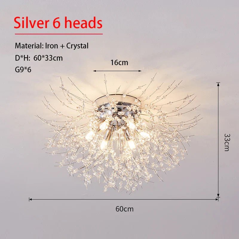 Modern Crystal Chandelier, Ceiling Light | Luxury Home Accessories | Heulog Glow