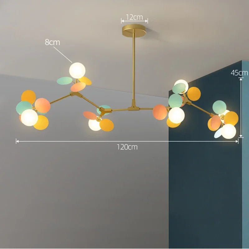 Modern Led Chandeliers Colourful Branch Lustre Luxury Ceiling Light | Luxury Home Accessories | Heulog Glow