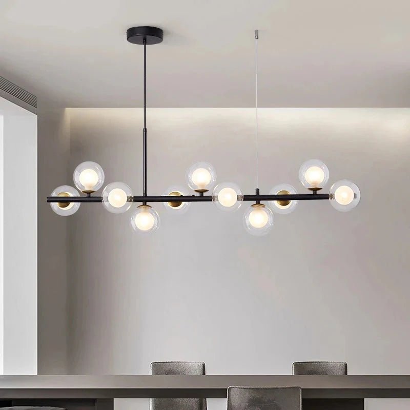 Modern LED Glass Ball 11 Heads Hanging Lamp | Luxury Home Accessories | Heulog Glow