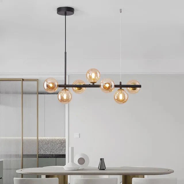 Modern LED Glass Ball 11 Heads Hanging Lamp | Luxury Home Accessories | Heulog Glow