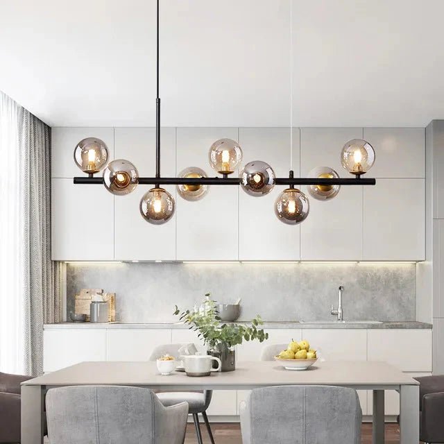 Modern LED Glass Ball 11 Heads Hanging Lamp | Luxury Home Accessories | Heulog Glow