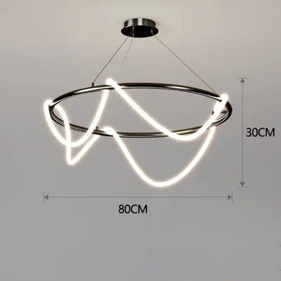 Modern Long Hose Led Ceiling Chandelier | Luxury Home Accessories | Heulog Glow