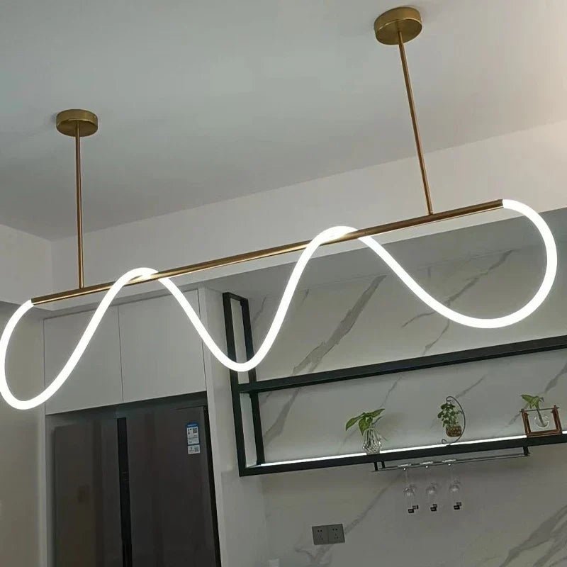 Modern Long Hose Led Ceiling Chandelier | Luxury Home Accessories | Heulog Glow
