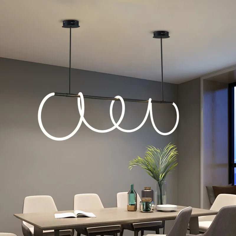 Modern Long Hose Led Ceiling Chandelier | Luxury Home Accessories | Heulog Glow