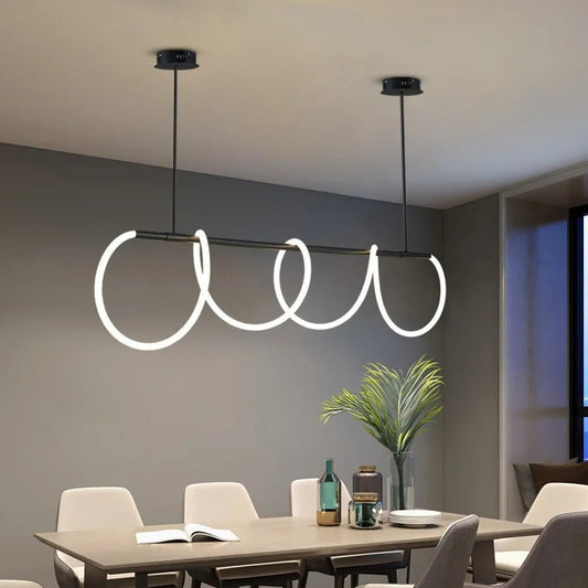 Modern Long Hose Led Ceiling Chandelier | Luxury Home Accessories | Heulog Glow