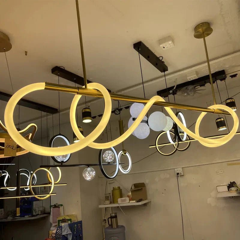 Modern Long Hose Led Ceiling Chandelier | Luxury Home Accessories | Heulog Glow