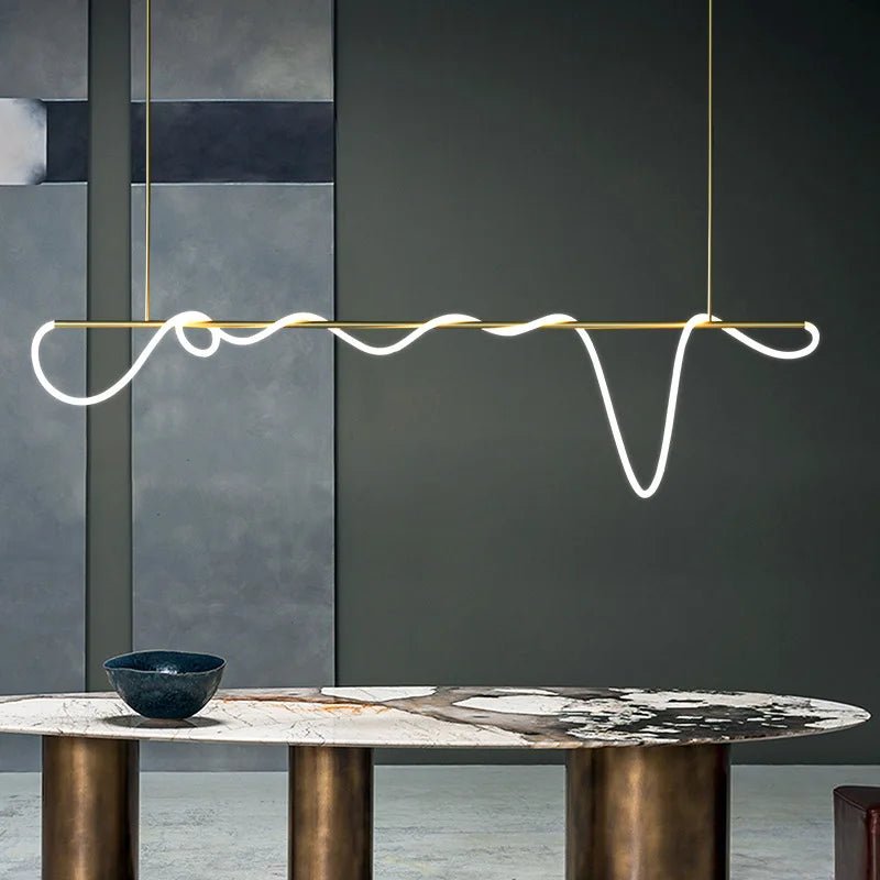 Modern Long Hose Led Ceiling Chandelier | Luxury Home Accessories | Heulog Glow