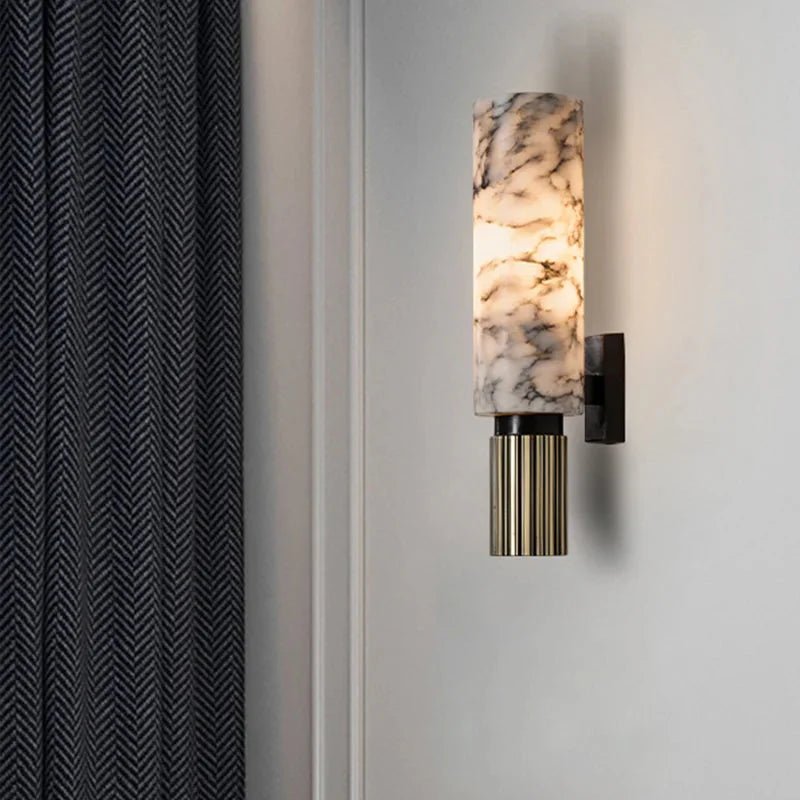 Modern Luxury Natural Marble Wall Lamp | Luxury Home Accessories | Heulog Glow