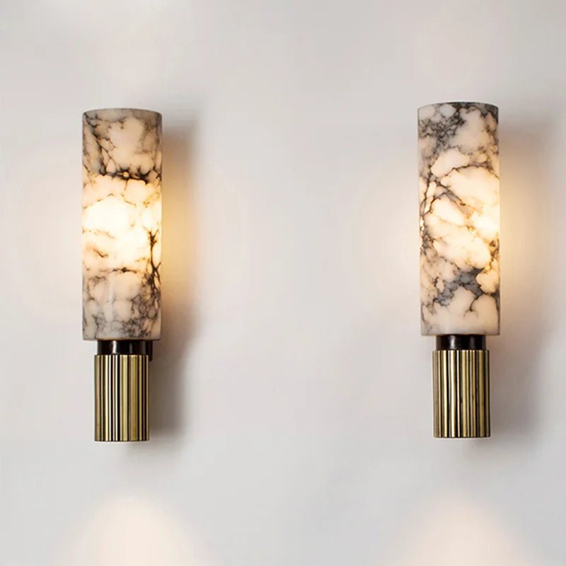 Modern Luxury Natural Marble Wall Lamp | Luxury Home Accessories | Heulog Glow