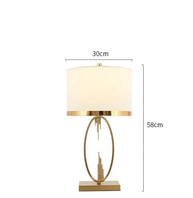 Modern Metal Pipe Shape Table Lamps | Luxury Home Accessories | Heulog Glow