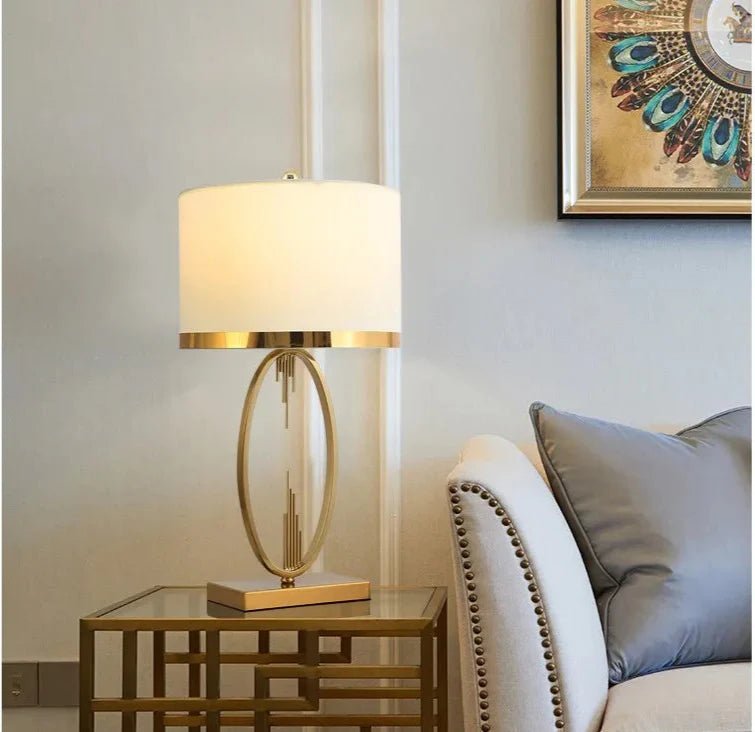 Modern Metal Pipe Shape Table Lamps | Luxury Home Accessories | Heulog Glow