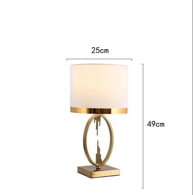 Modern Metal Pipe Shape Table Lamps | Luxury Home Accessories | Heulog Glow