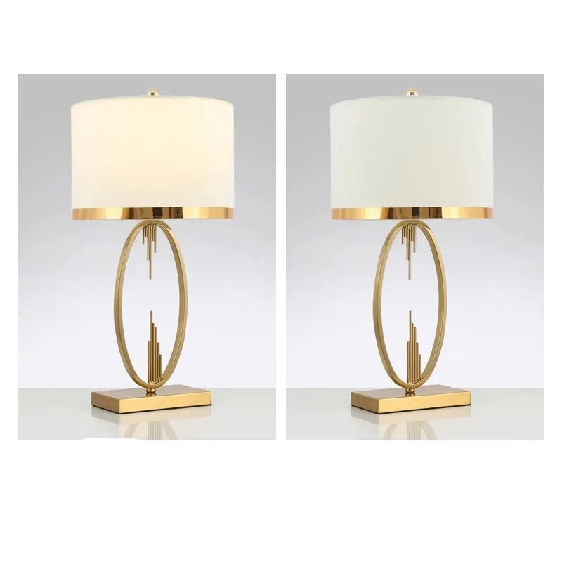 Modern Metal Pipe Shape Table Lamps | Luxury Home Accessories | Heulog Glow