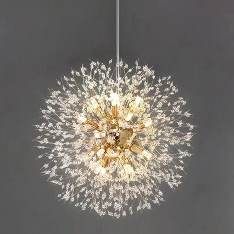 Modern Sky Star Fireball Crystal Pendant LED Light | Luxury Home Accessories | Heulog Glow