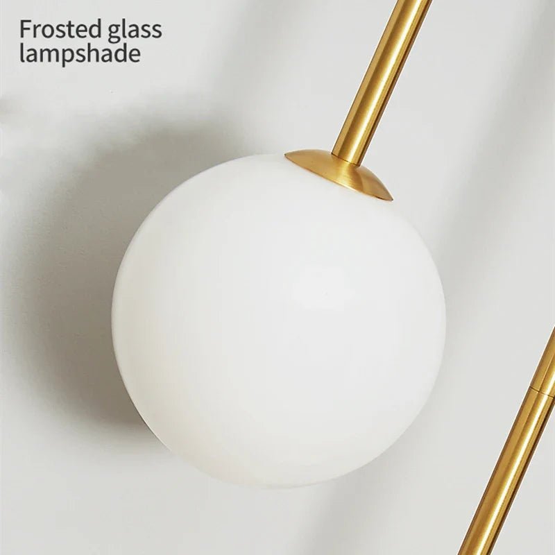 Modern Wall Lamp Glass Ball Lampshade | Luxury Home Accessories | Heulog Glow