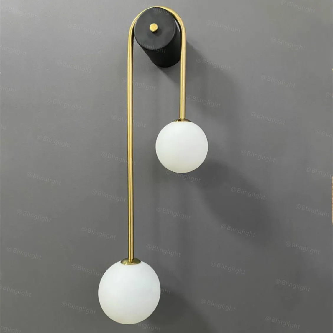 Modern Wall Lamp Glass Ball Lampshade | Luxury Home Accessories | Heulog Glow