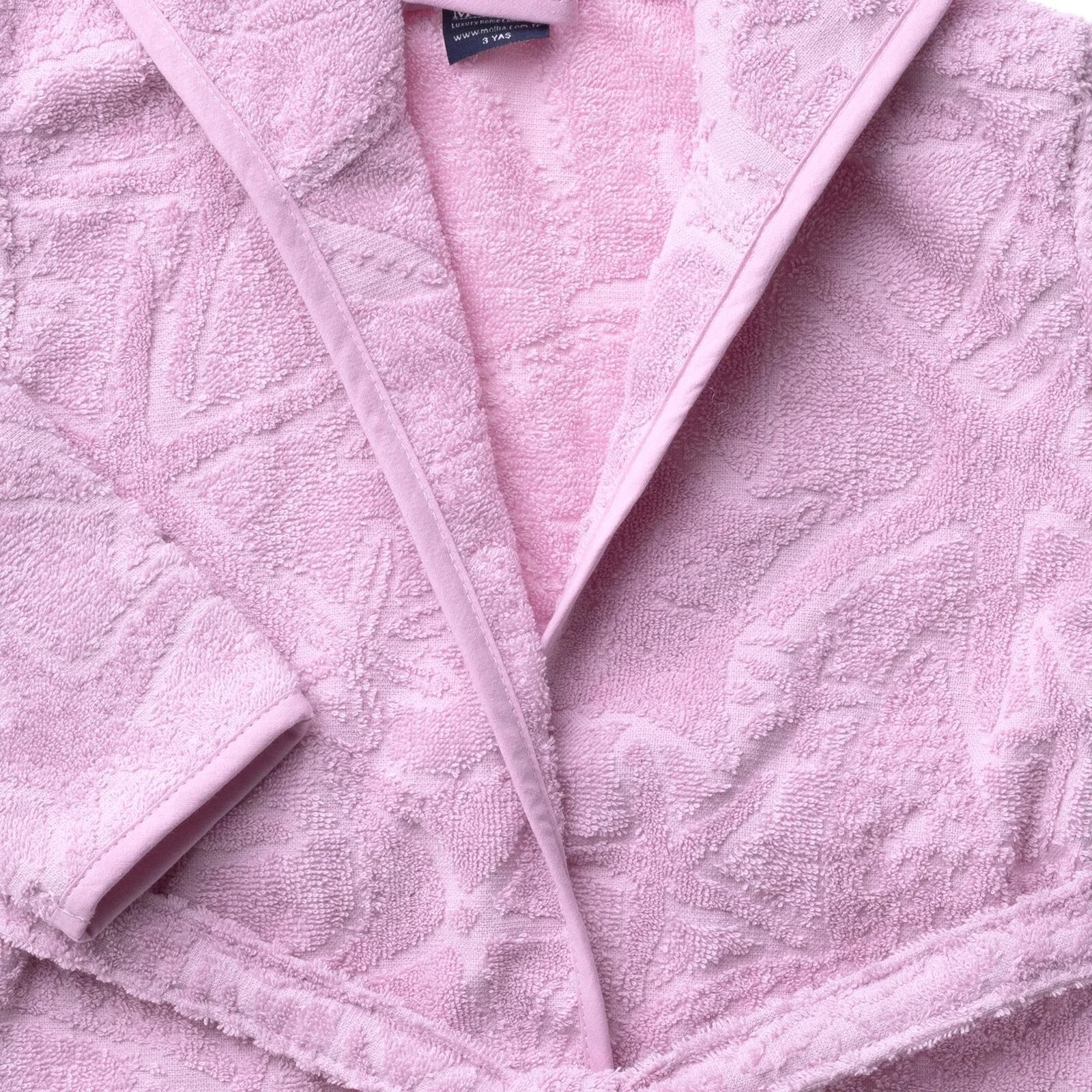 Mollia Baby Girl Bathrobe - Pink | Luxury Home Accessories | Heulog Glow