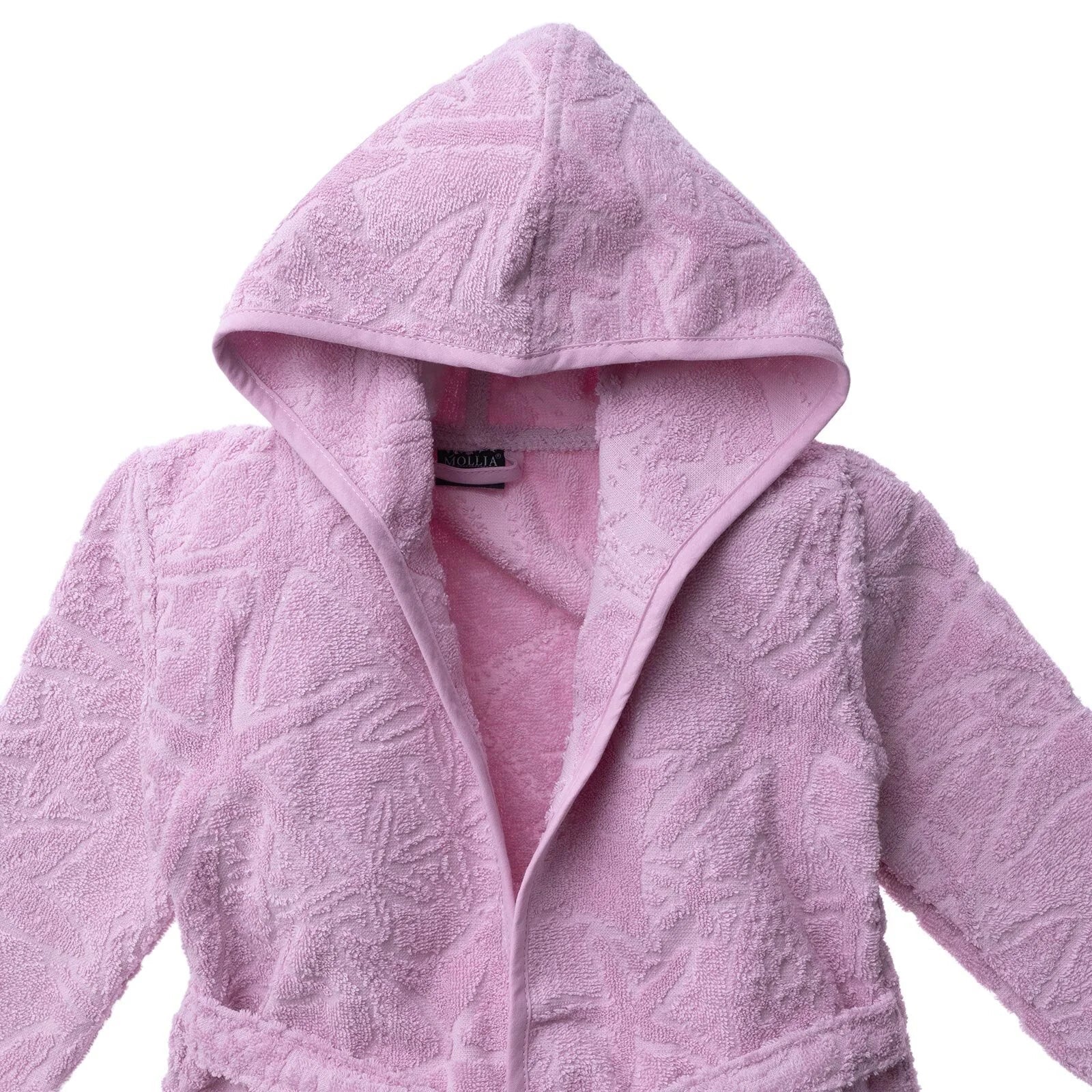 Mollia Baby Girl Bathrobe - Pink | Luxury Home Accessories | Heulog Glow
