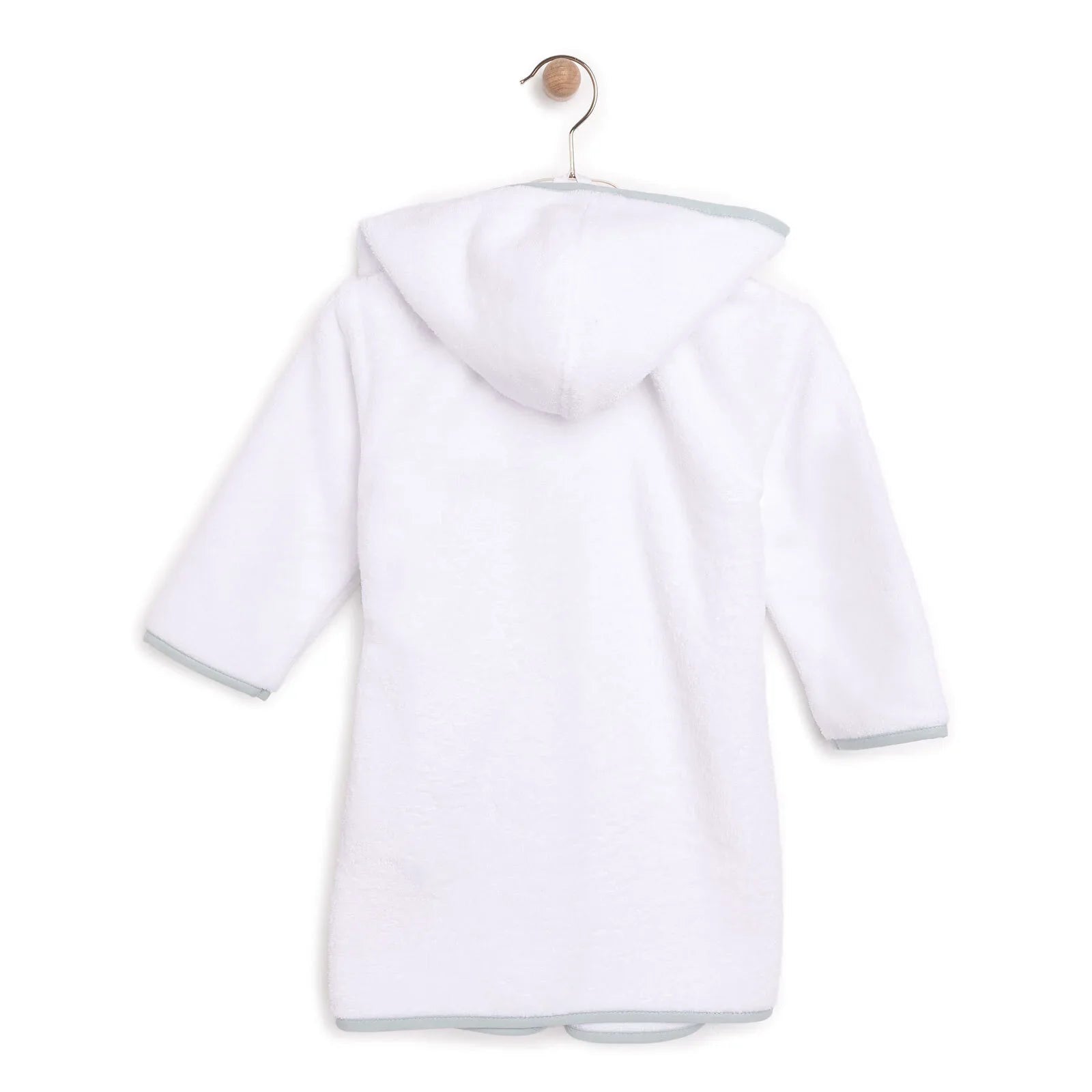 Mollia Boy Baby Bathrobe - White | Luxury Home Accessories | Heulog Glow