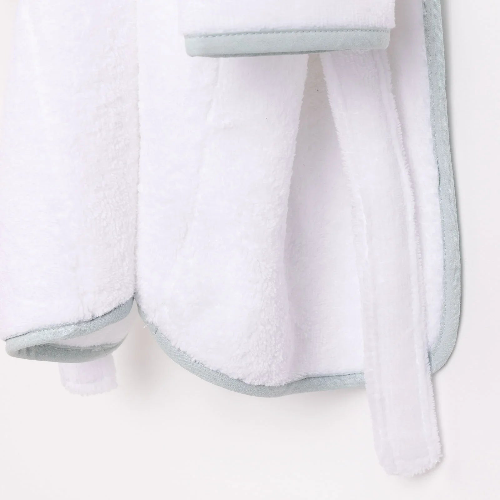 Mollia Boy Baby Bathrobe - White | Luxury Home Accessories | Heulog Glow