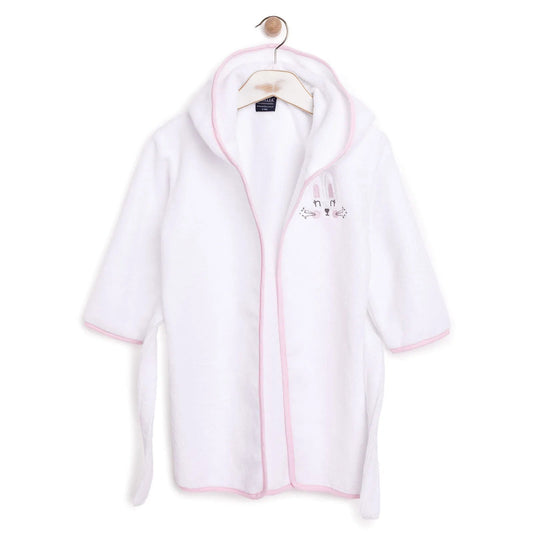 Mollia Girl Baby Bathrobe - White | Luxury Home Accessories | Heulog Glow