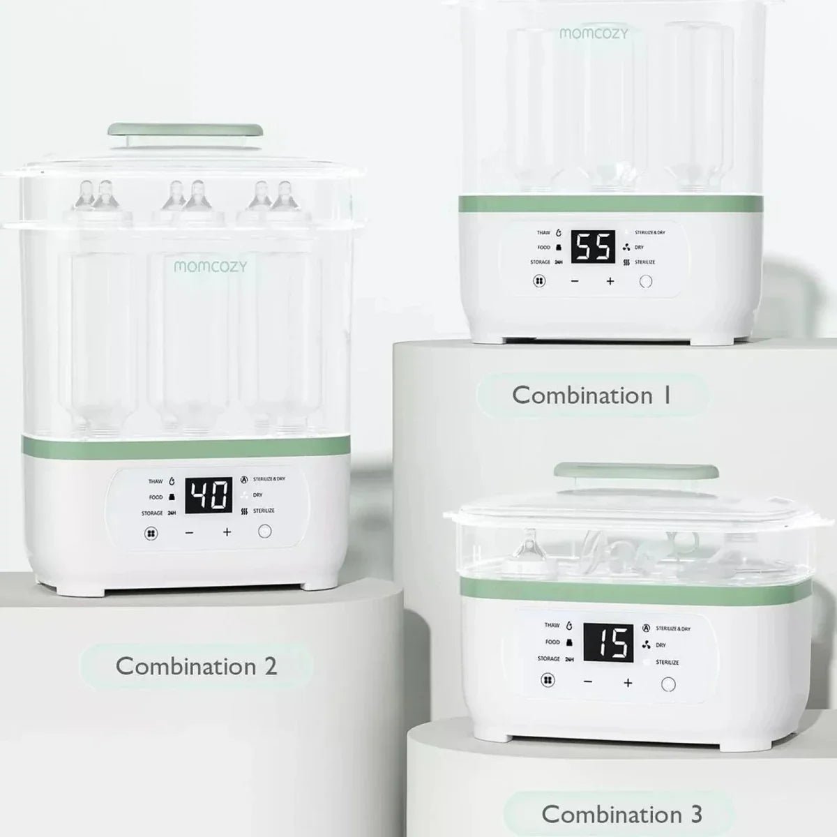 Momcozy 8-1 Bottle Steriliser & Dryer | Luxury Home Accessories | Heulog Glow