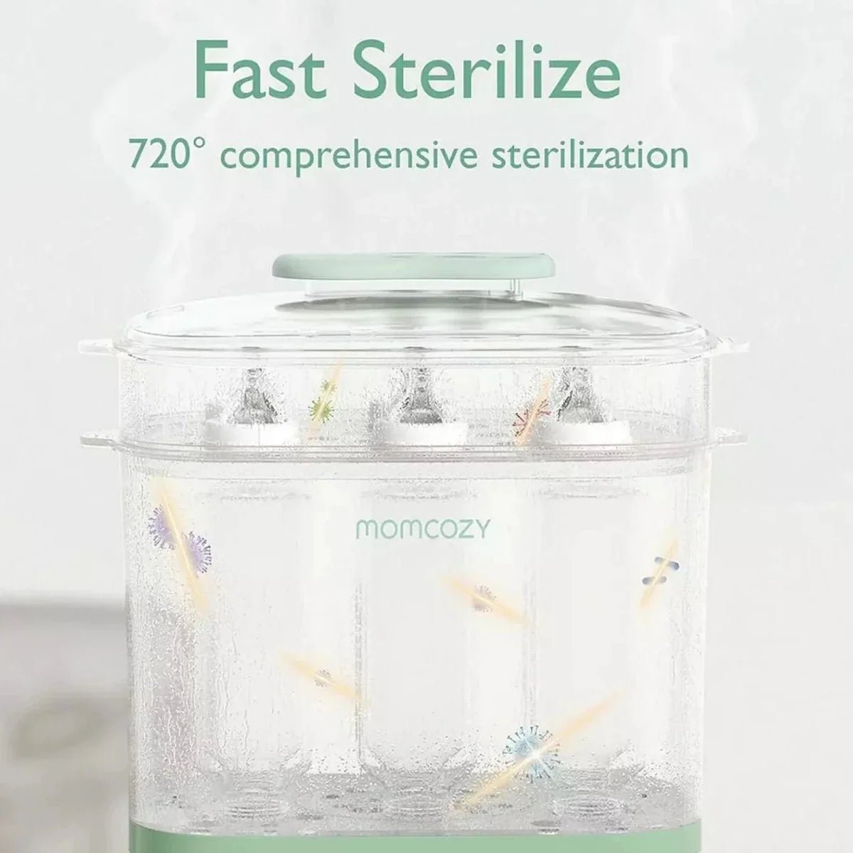 Momcozy 8-1 Bottle Steriliser & Dryer | Luxury Home Accessories | Heulog Glow