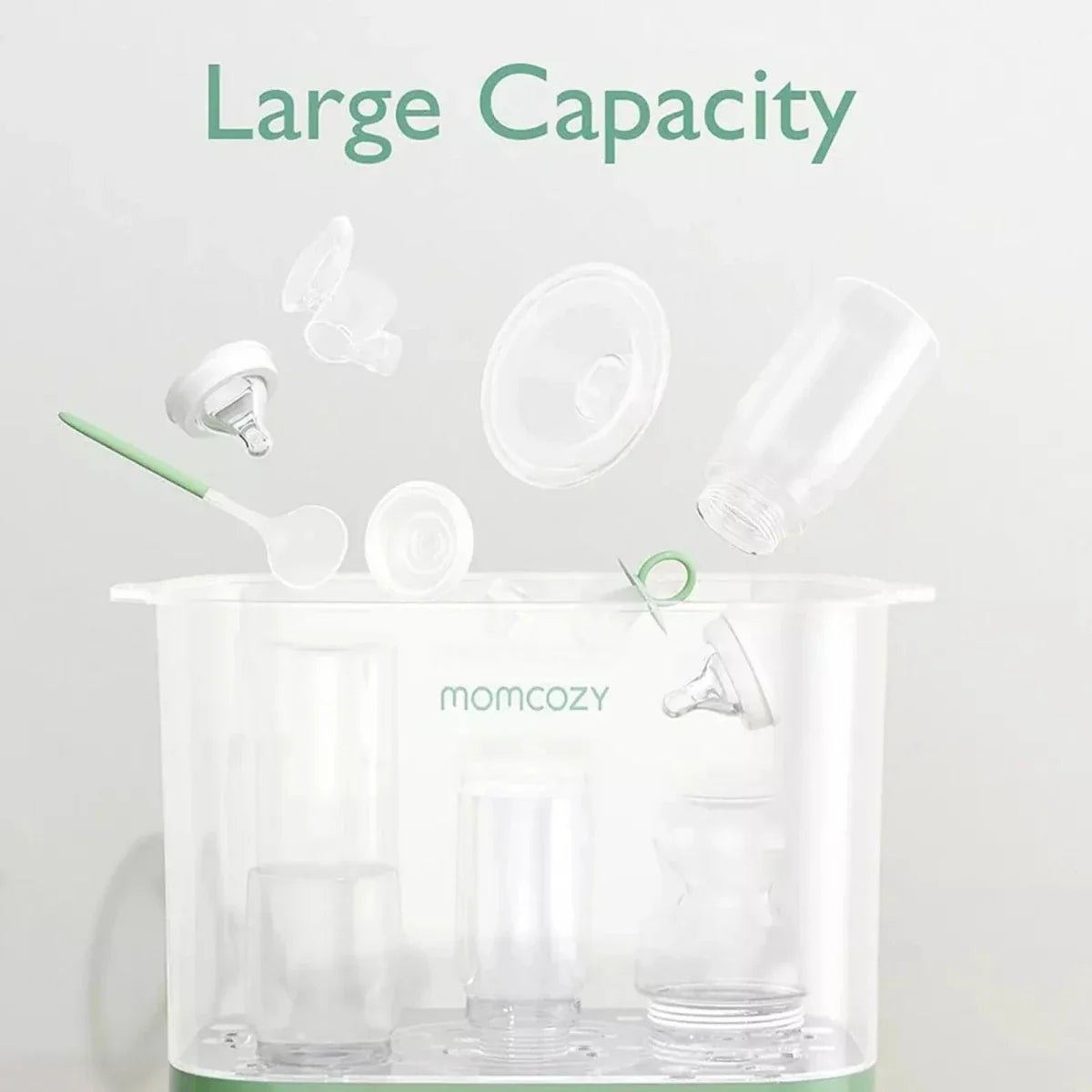 Momcozy 8-1 Bottle Steriliser & Dryer | Luxury Home Accessories | Heulog Glow