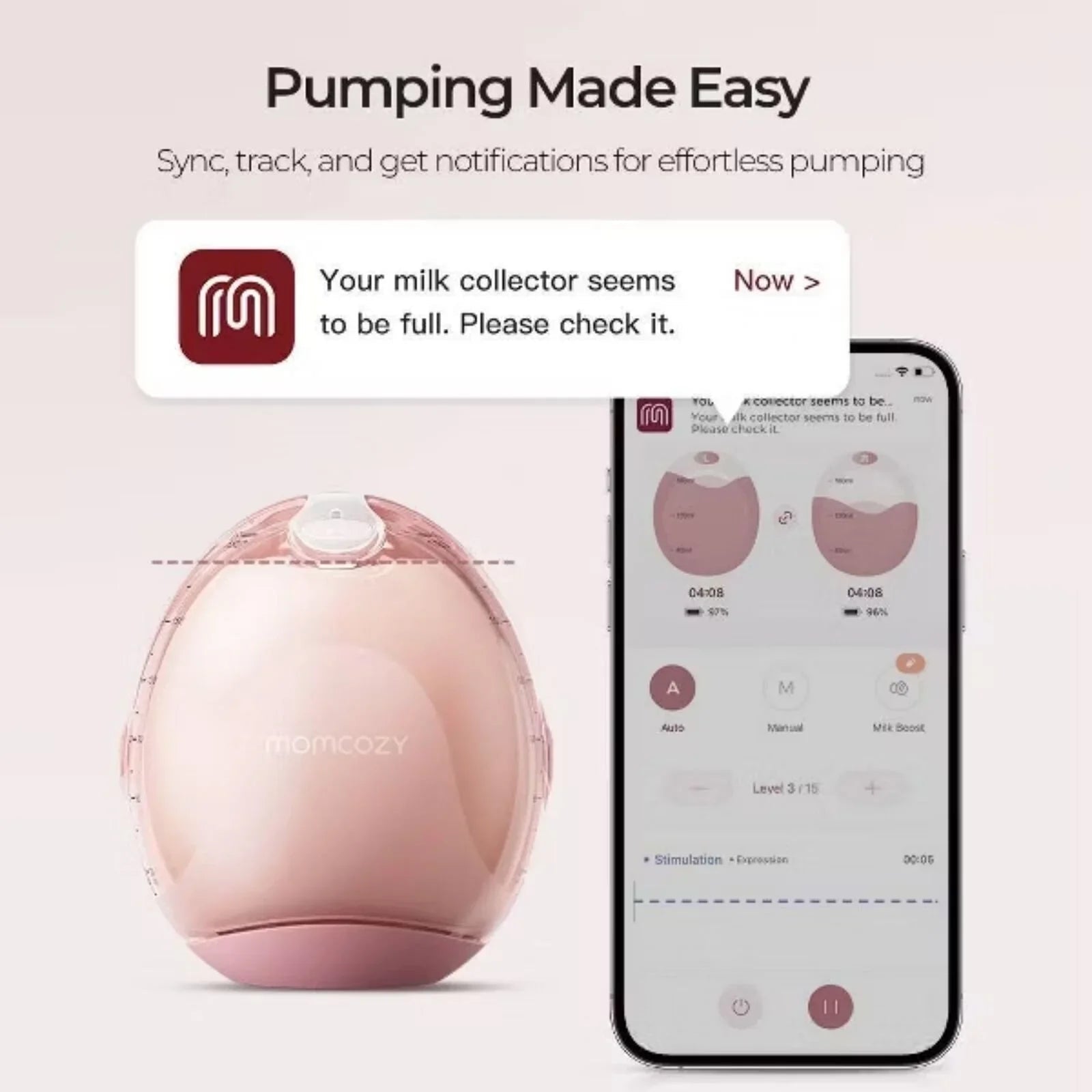 Momcozy Air 1 Ultra-Slim Double Breast Pump | Luxury Home Accessories | Heulog Glow